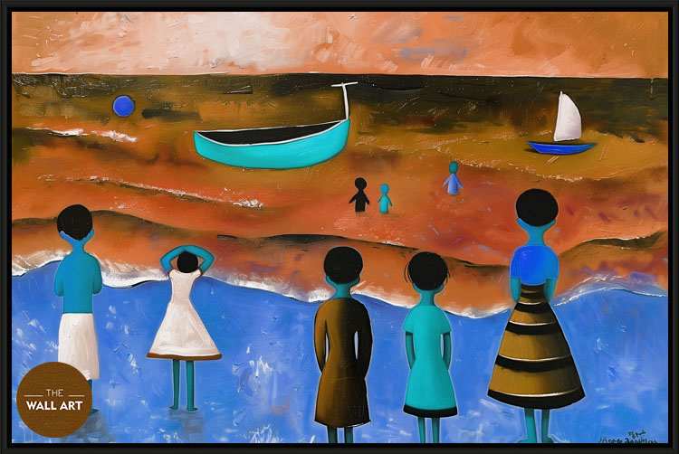 images/products/kids_on_vibrant_beach_iii/kids_on vibrant beach III_BLACK.jpg
